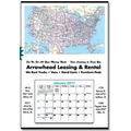 Small US Map Full Apron Calendar
